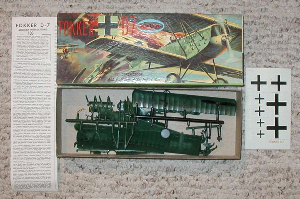 航空機・ヘリコプター FOKKER D-7 AURORA Aurora Fokker D-7